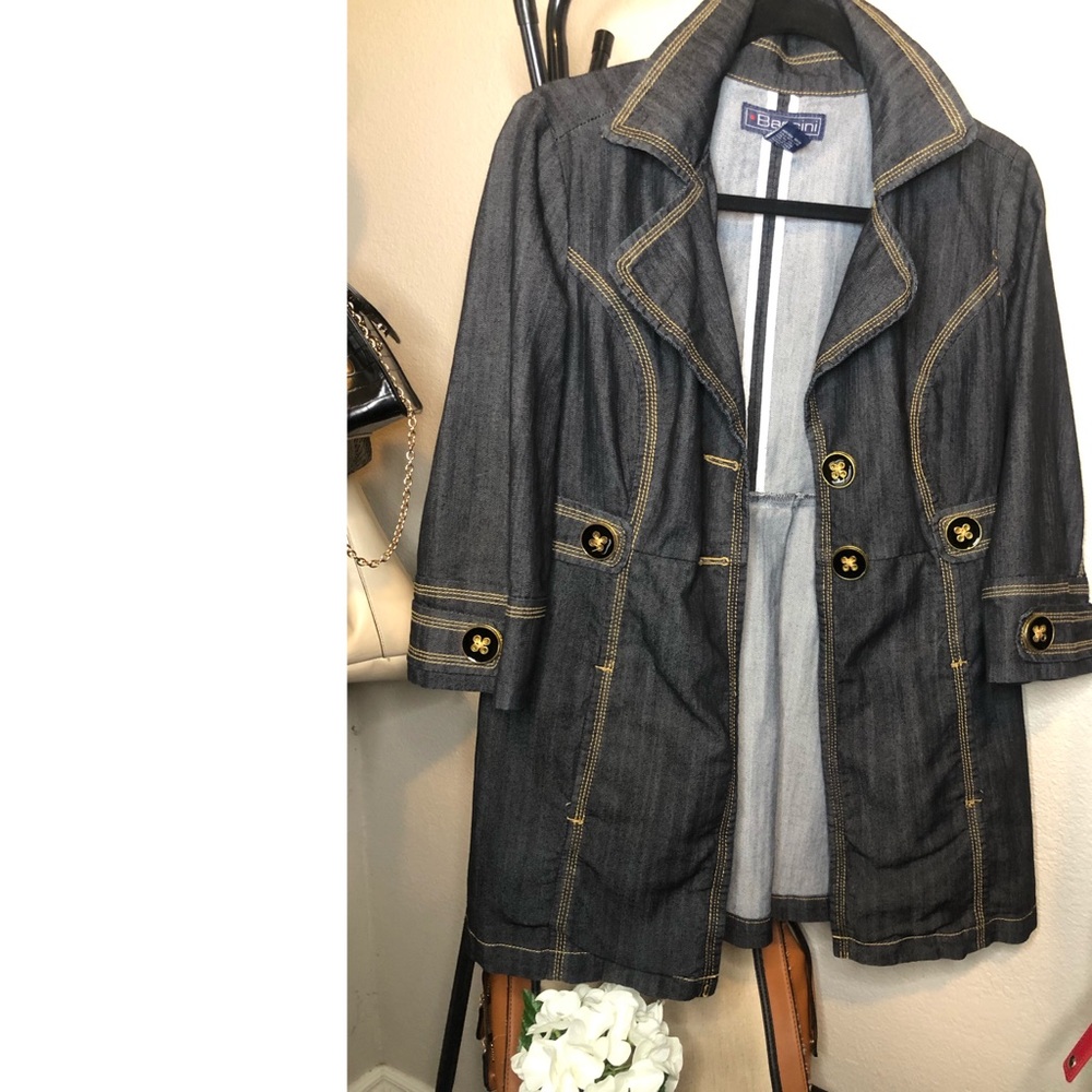 Denim Trench Coat✨